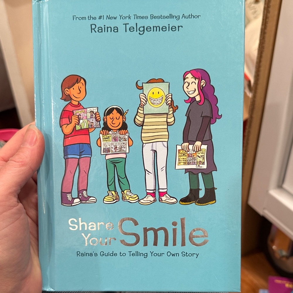 Scholastic Share Your Smile Book - Blue Cover